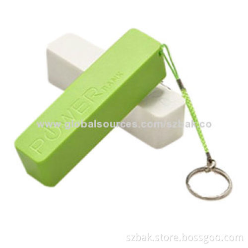 Power Banks, 2,200mAh Capacity, Sized 96*24*22mm, 5V/1A Input, Output, Good Quality, Battery Inside